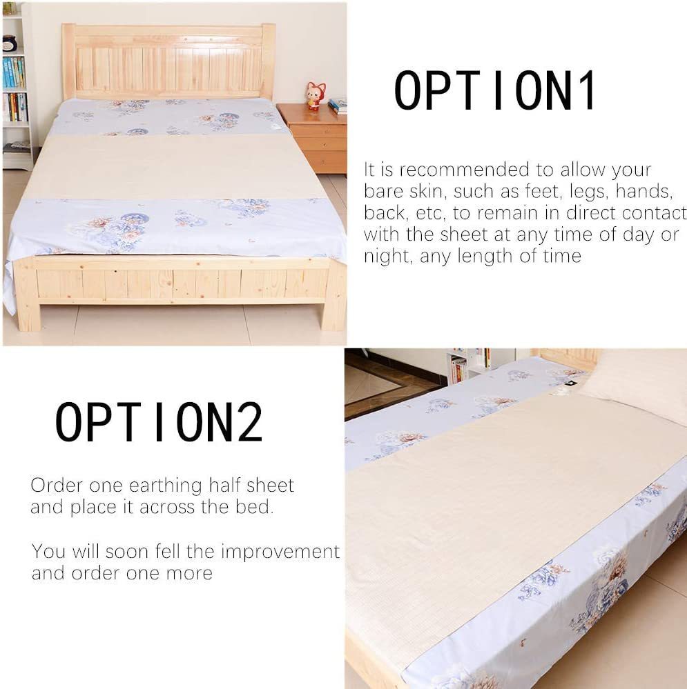 Grounding Silver Cotton Bed Sheet Grounding Mat Anti-static Bed Sheet