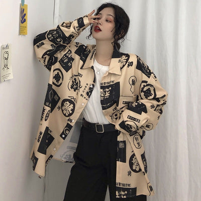 Streetwear Harajuku clothing ladies shirts