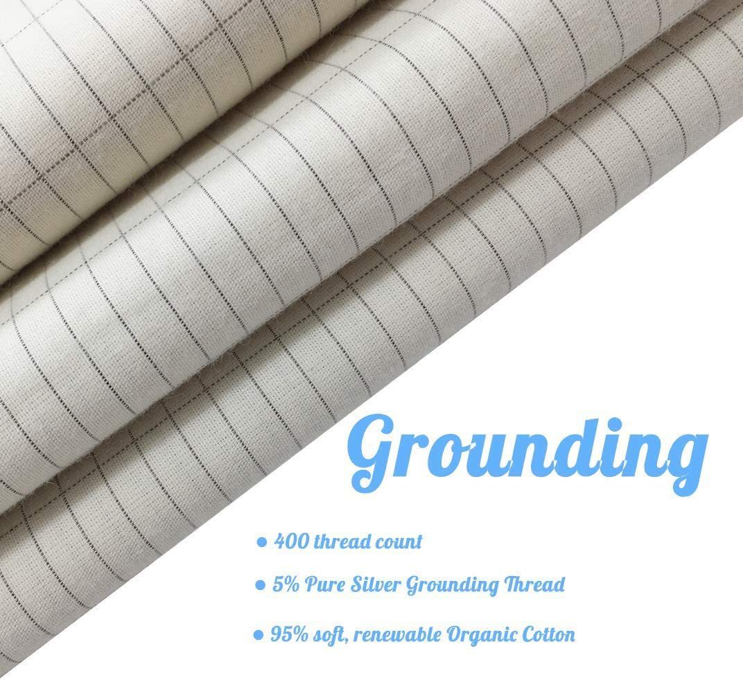 Grounding Silver Cotton Bed Sheet Grounding Mat Anti-static Bed Sheet